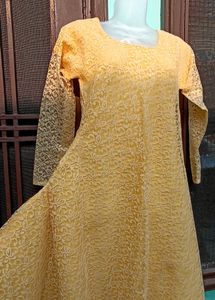 Yellow Long Frock