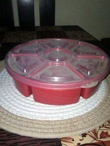 ( Set Of 2 ) Plastic Spice Containers.