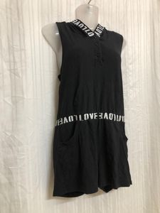 Black Sleeveless Jumpsuit