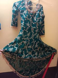 bottle green garara