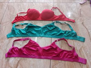 1 Padded And 2 Non Paddedbra Combo