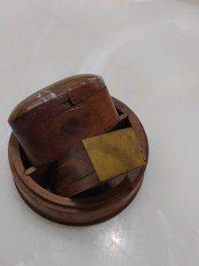 Vintage Wooden Trinket Boxes (Set of 3)