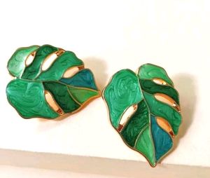 Handmade BLINGEE Palm Tree Leaves Earrings