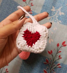 Crochet Lipbalm And Airpods Holder 💌✨