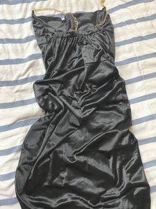 Elegant Black slit dress