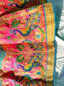 Peacock Southindian Half Saree