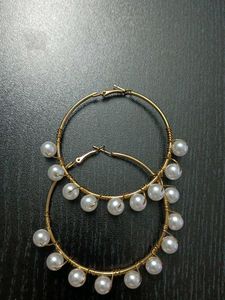 Pearl Hoops