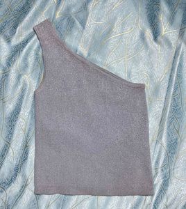 One-Shoulder Knit Top