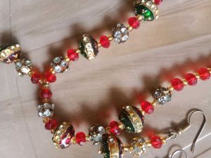 Necklace with Earrings ❤️