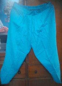 Elegant 3 Piece Cyan Kurta Set