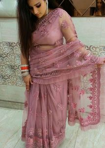 Beautiful Net Saree