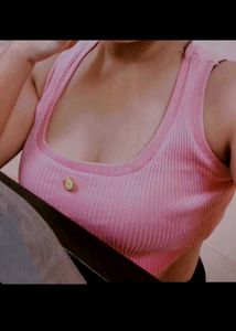 Barbiecore Pink Crop Top | K-pop Y2KVibes💓💓🌸🌸