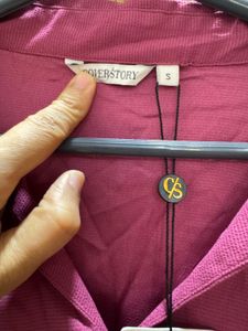 coverstory plum bell sleeves tunic (b1g1)