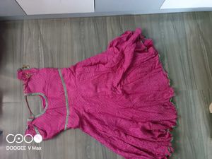 Girls Pink Ethnic Dress