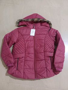 Voxati Puffer Jacket with Hood, XXL Size