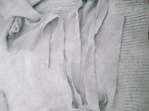 Grey Coloured Extra Long Sleeves Sweater