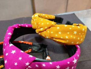 Combo Of 4 Knotted Hairbands For Women