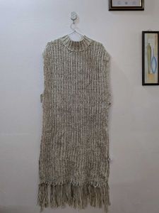 Knit Fringe Dress