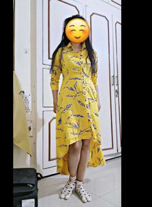 Sunshine Assymetric Midi Dress