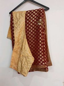 Designer Saree With Blouse Combo