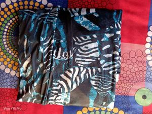 Trendy Zebra Print Halter Maxi Dress