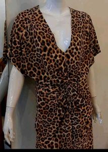 Kim Kardashian Inspired Animal Print Dress