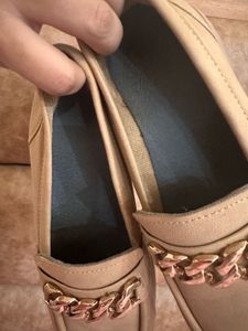 Beige Loafers with Chunky Sole - New