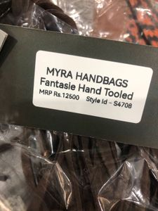 MYRA Leather Handtooled Bag S4708
