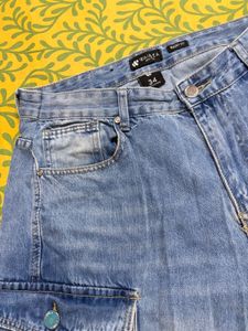 Baggy Fit Denim Jeans