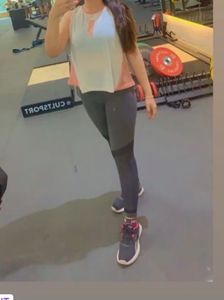 Hrx Gym Tights- Grey- High Waist- M Size