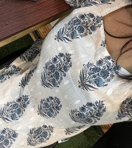 Square neck short kurta