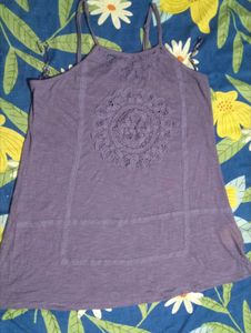Embroidered Tank Top