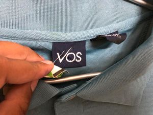 Vos Blue Short Sleeve T Shirt