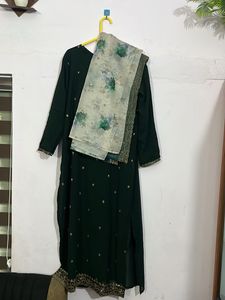 Elegant Green Kurta Set