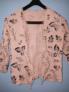 Floral Crop Shrug
