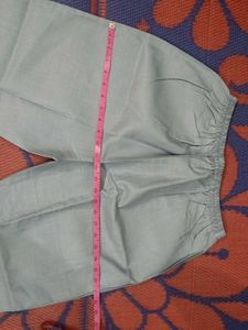 Gray Casual Pants
