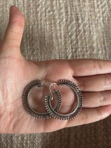 Lightweight Silver Hoops