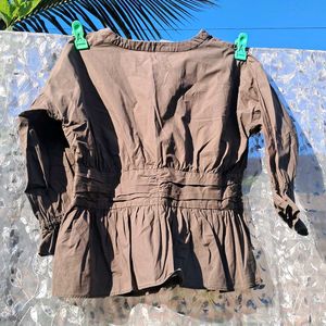 Cute olive green blouse