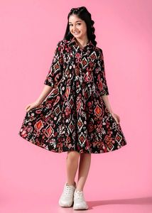 Girls' Patterned Dress