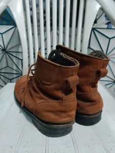 Louis stitch orignal Brown Leather Boots