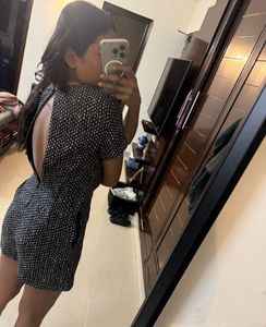 Patterned Mini Dress with shorts