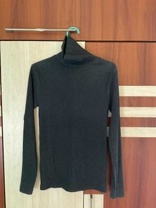 Cozy Grey Pullover + turtle high neck