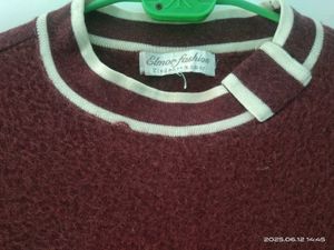 Burgundy Knit Sweater