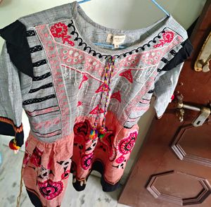 Big Price Drop !!! Embroidered Gujrati Desi Top