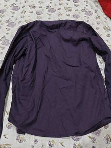 Men's Casual Purple Shirt