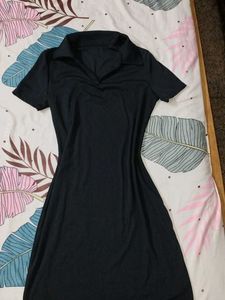 Chic Black Shirt Dress