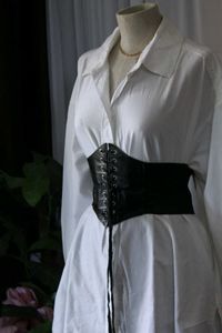 H&amp;M White Shirt Dress without Belt