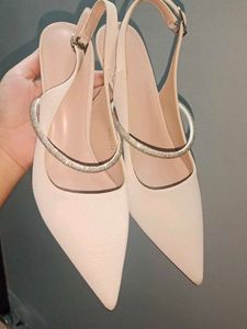 Elegant Grey white Heels
