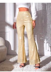 Totally New Sequence Work Flared Trouser