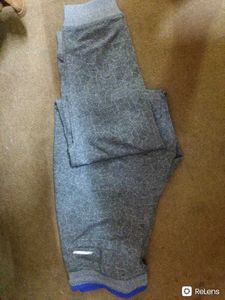 Gray Patterned Joggers